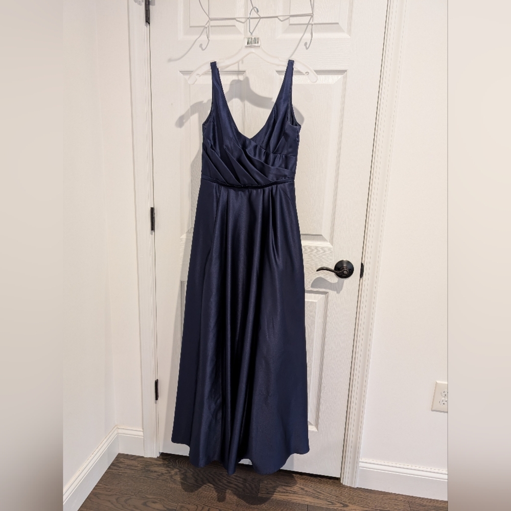 David's bridal blue dress